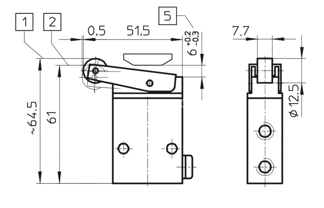 Title 2, Пневмораспределитель RS 3-1/8