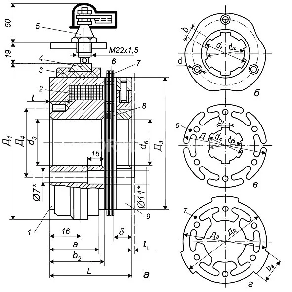 Title 1, муфта электромагнитная ЭМ 32 АР