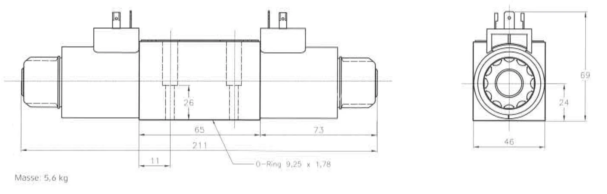 Title 2, Гидрораспределитель C41 005N-WV-E-C-3N