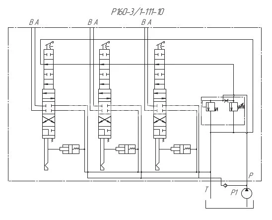Title 1, Гидрораспределитель Р160-3/1-111