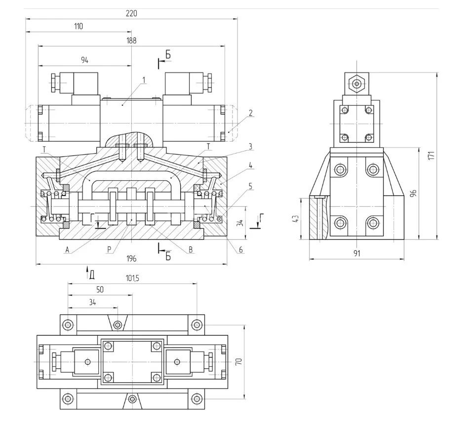 Title 2, Гидрораспределитель РПГП 16/3 СЕ44