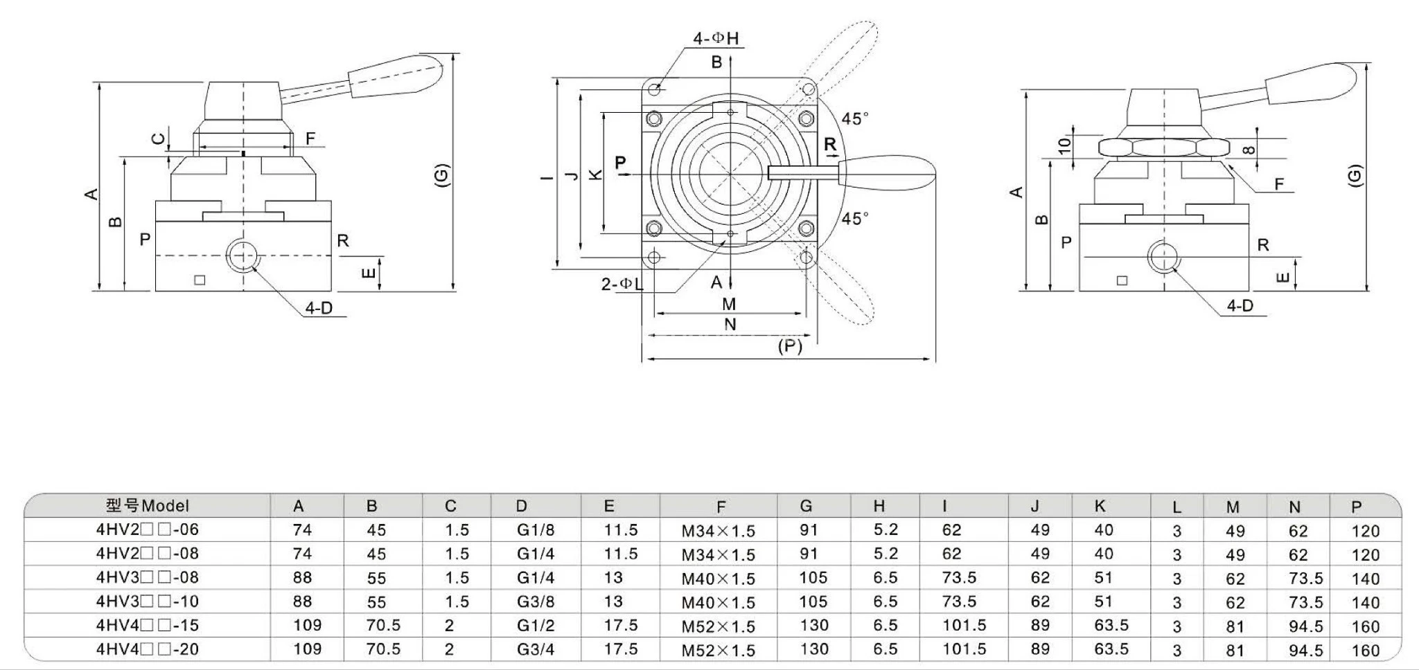 Title 2, Пневмораспределитель крановый 4HV430-E-15 (sid...
