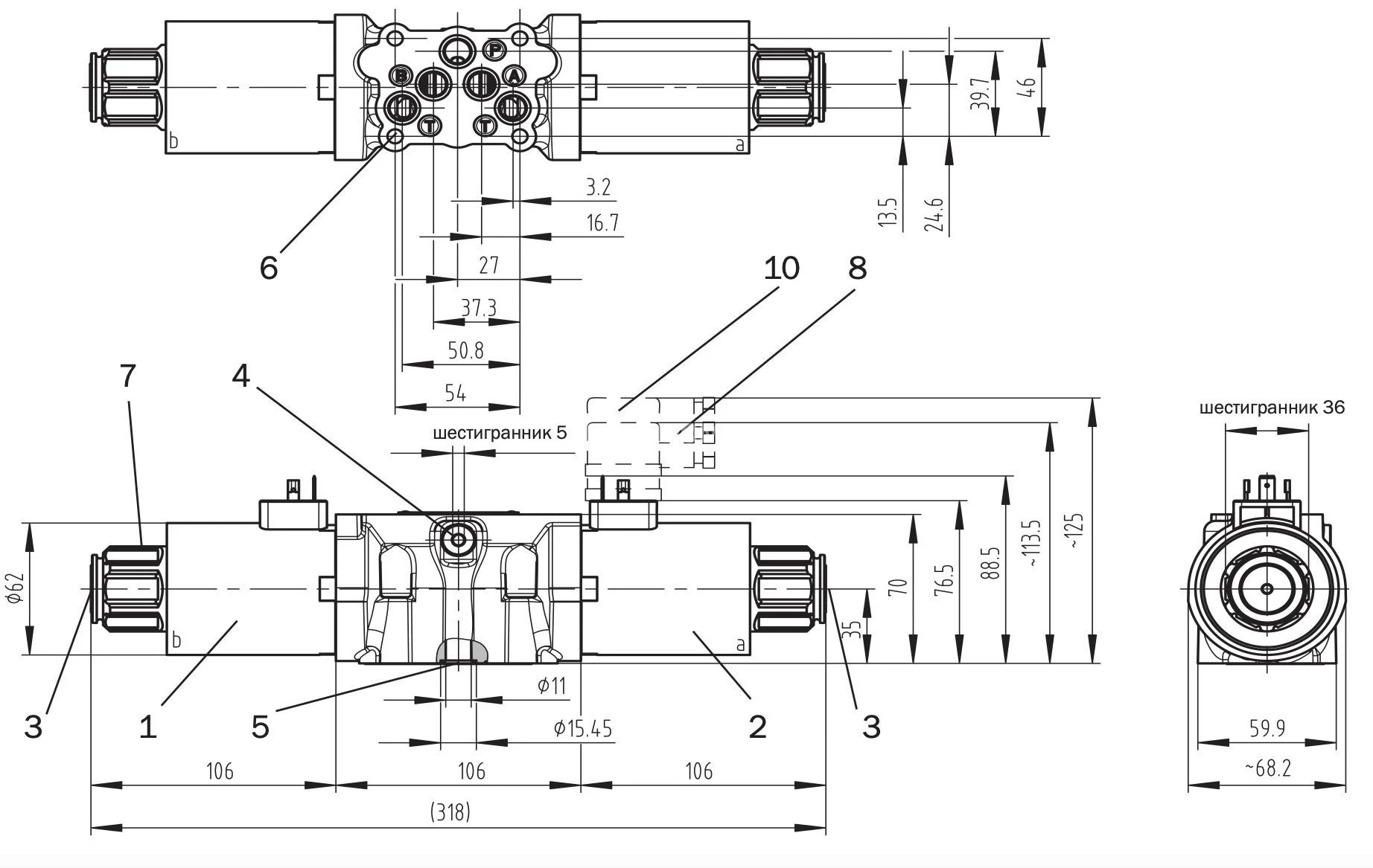Title 2, Гидрораспределитель DS3-S1/10V-D 00