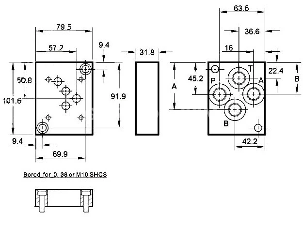 Title 1, плита монтажная к ВЕ10 труб монтаж выход вниз (...