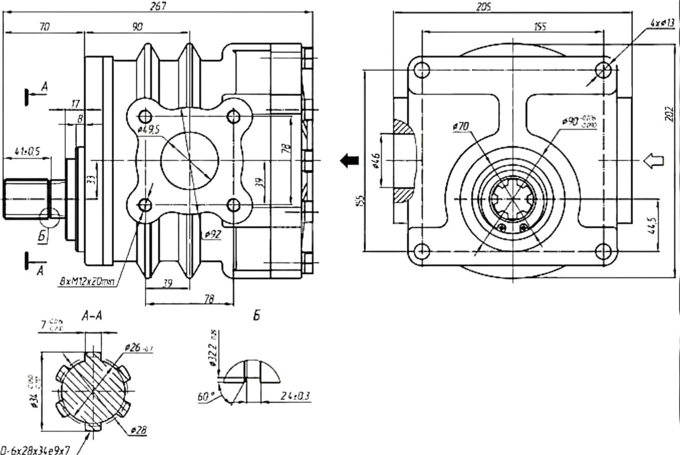 Title 1, насос шестеренный НШ 100М-3