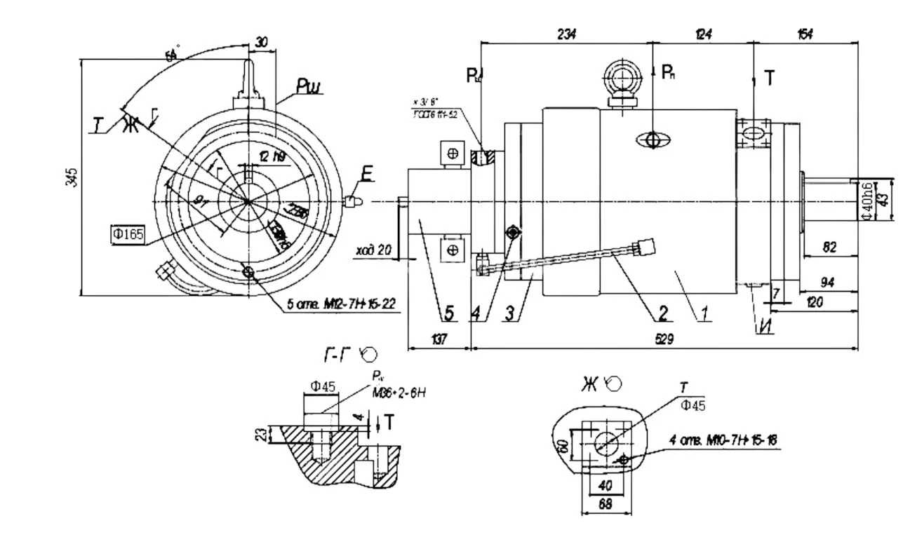 Title 1, Насос аксиально-поршневой регулируемый НАР 74М ...
