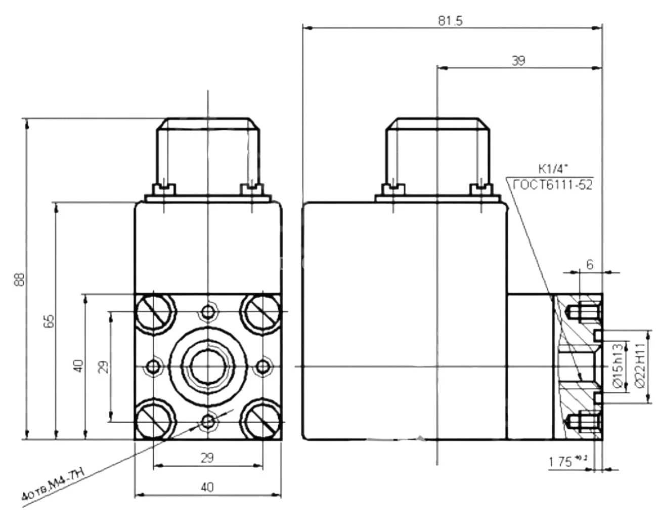 Title 1, Реле давления РД4/25-М