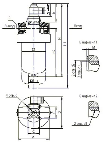 Title 1, фильтр напорный 4ФГМ 32-25М
