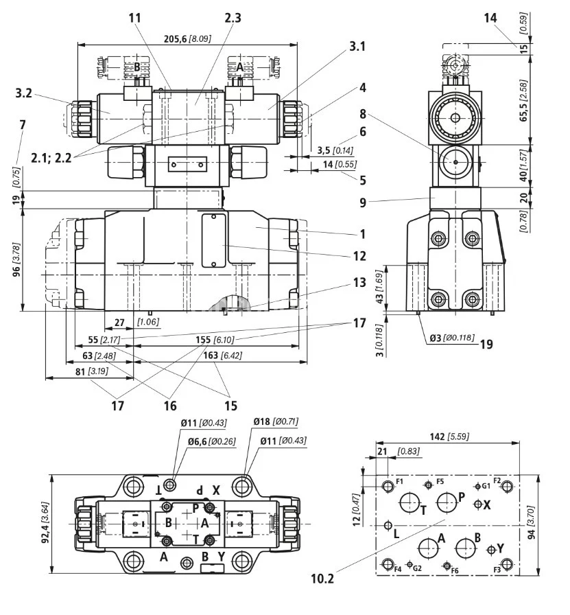 Title 2, Гидрораспределитель 4WEH 16 J72/6EW230 N9S2K4/P4.5