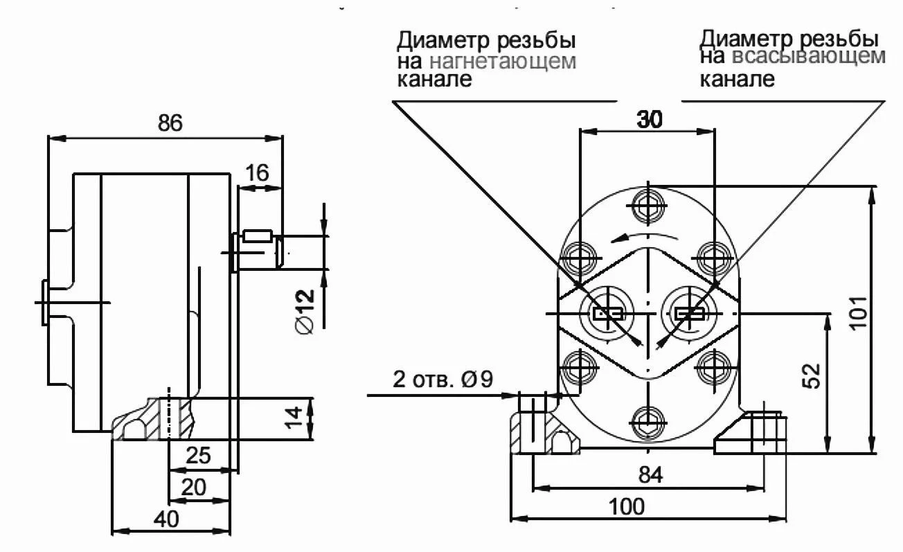 Title 1, шестеренчатый насос G11-11А (5л.)