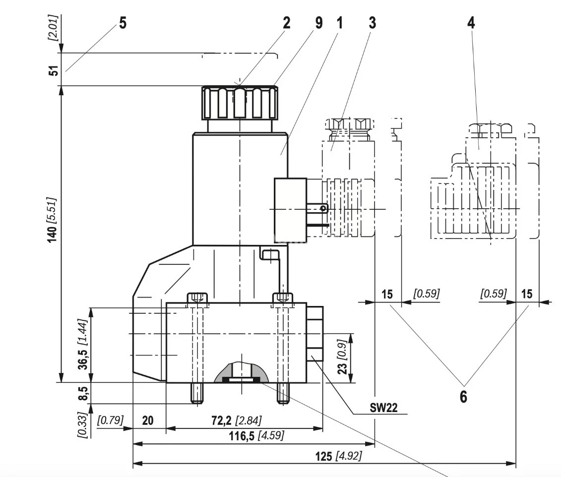 Title 2, Гидрораспределитель E-3SE6 C53/420 G24 NK4