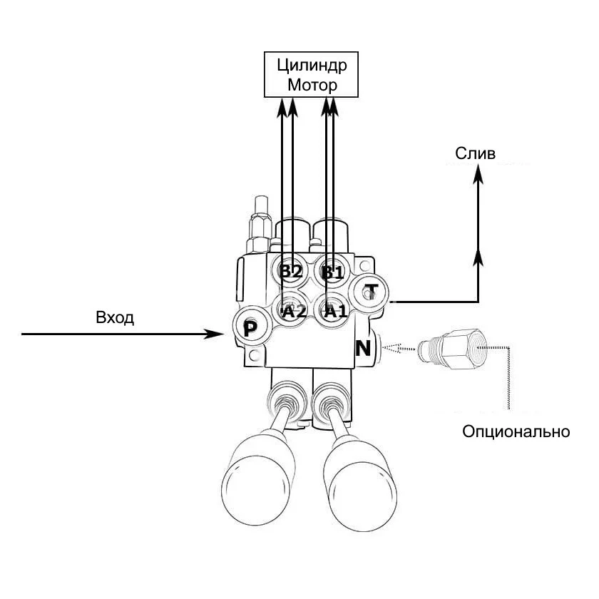 Title 2, Гидрораспределитель 1P40F-OW (P40-A8 GKZ1)