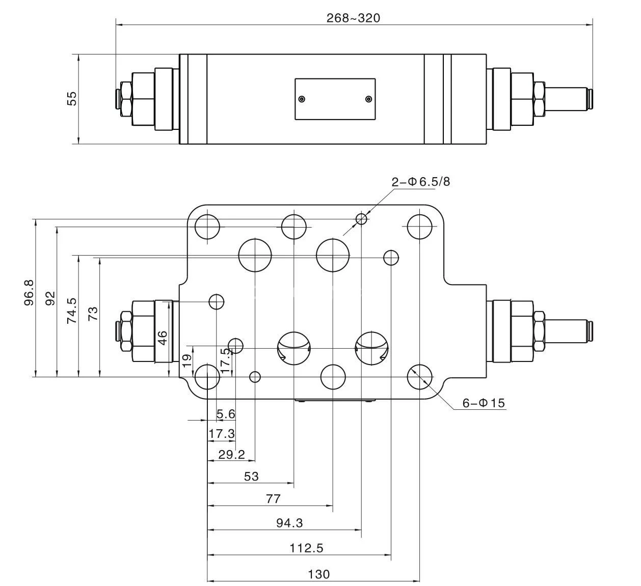 Title 1, Гидродроссель ДКМ 20/3 АВ (DLA-06-W) - с обрат...