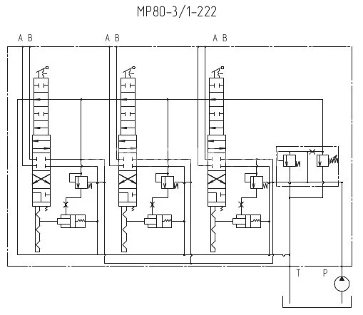 Title 1, Гидрораспределитель Р80-3/1-222 (МР80-4/1-222)