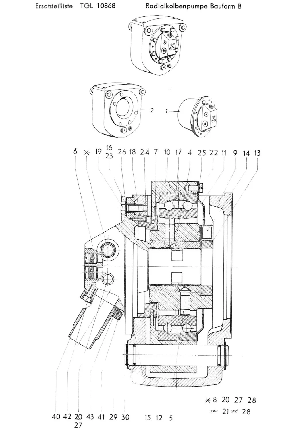 Title 1, радиально-поршневой насос B32/16L TGL 10868