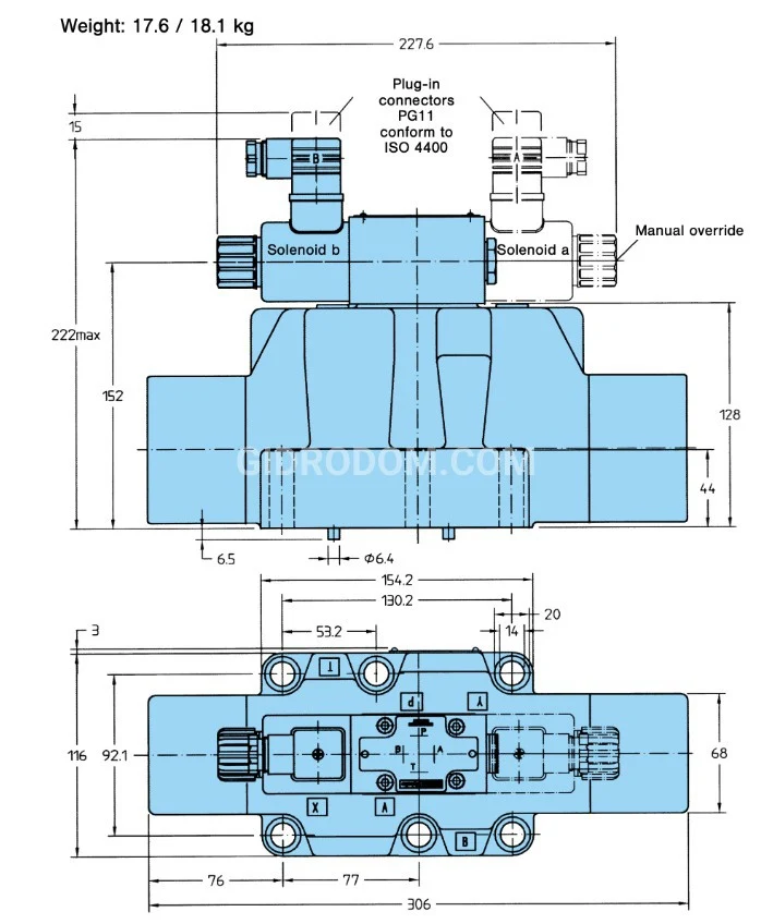 Title 2, Гидрораспределитель 4D PO6.3E 43 F250 03A1 G24C...