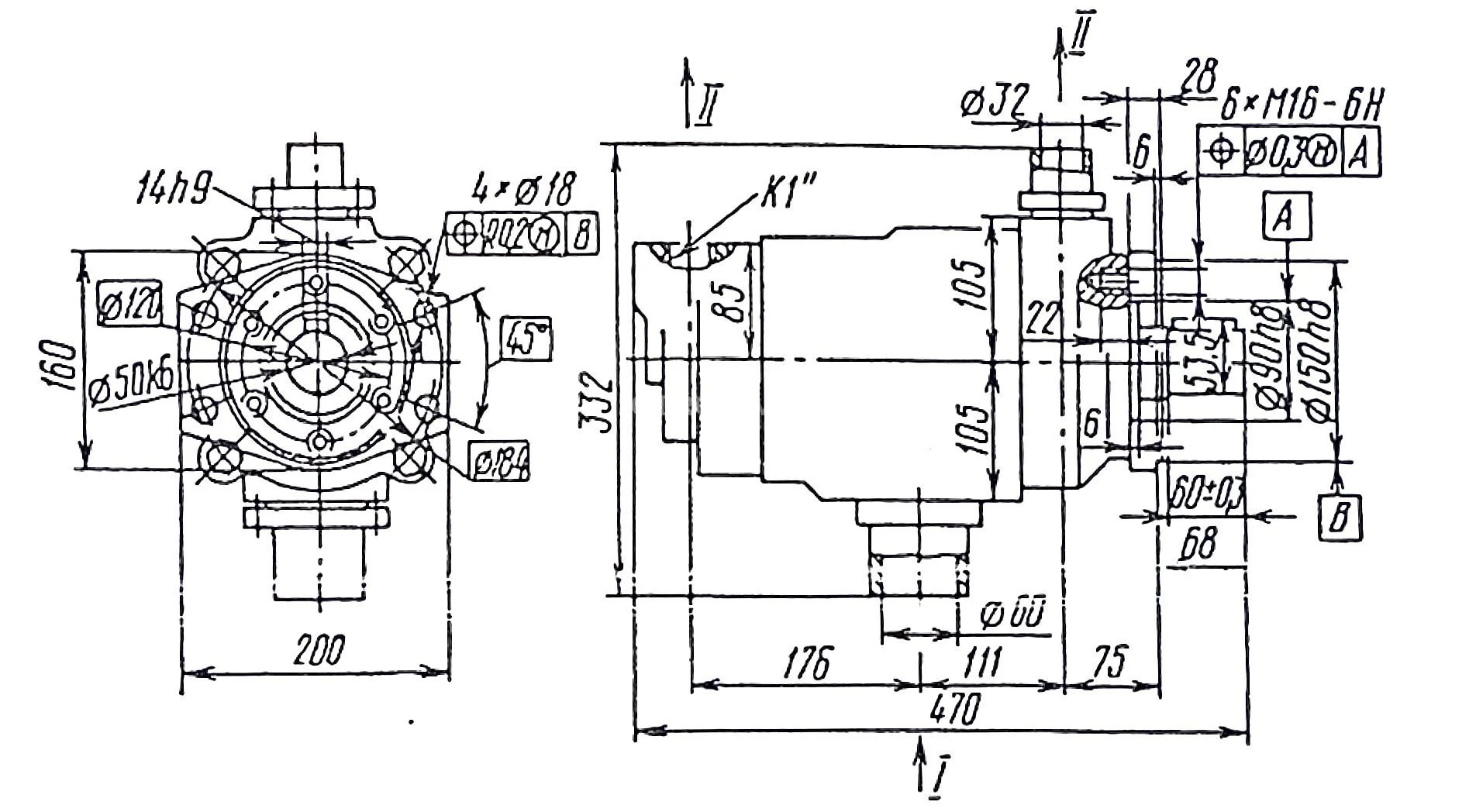 Title 1, пластинчатый насос 100Г 12-25М (110,4/140)