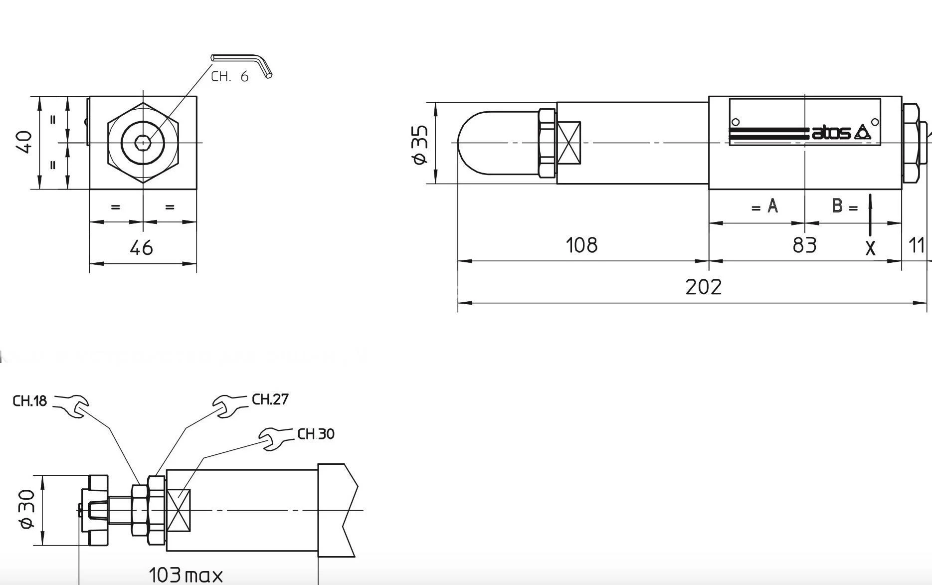 Title 1, Гидроклапан редукционный HG-031/100