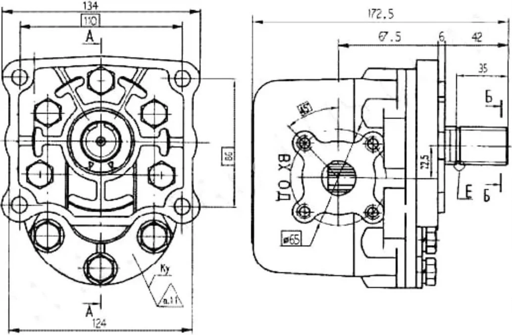 Title 1, насос шестеренный НШ 32С-3