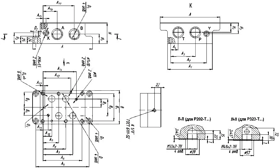 Title 1, плита монтажная к 1Р203 труб. монтаж выход вбок...