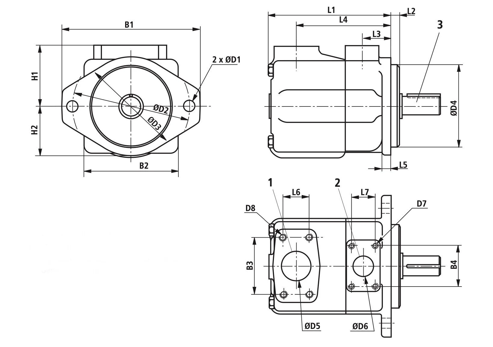 Title 1, пластинчатый насос PVV2-1X/05 5RA15RMB (FD 305 20)