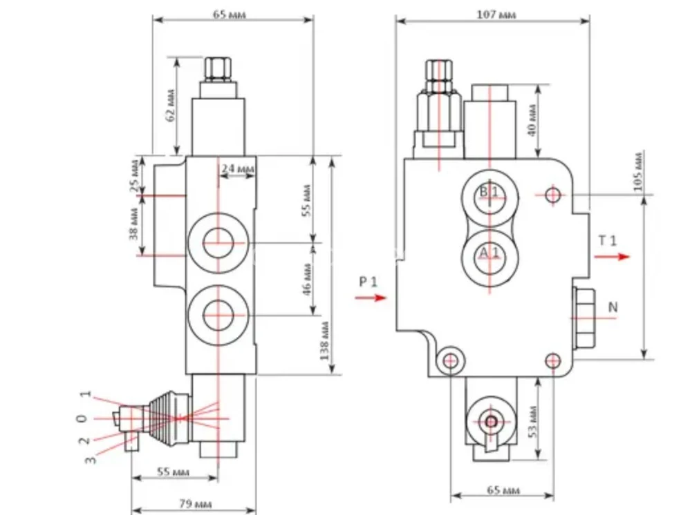Title 3, Гидрораспределитель P80F-OW (P80-A8 GKZ1)
