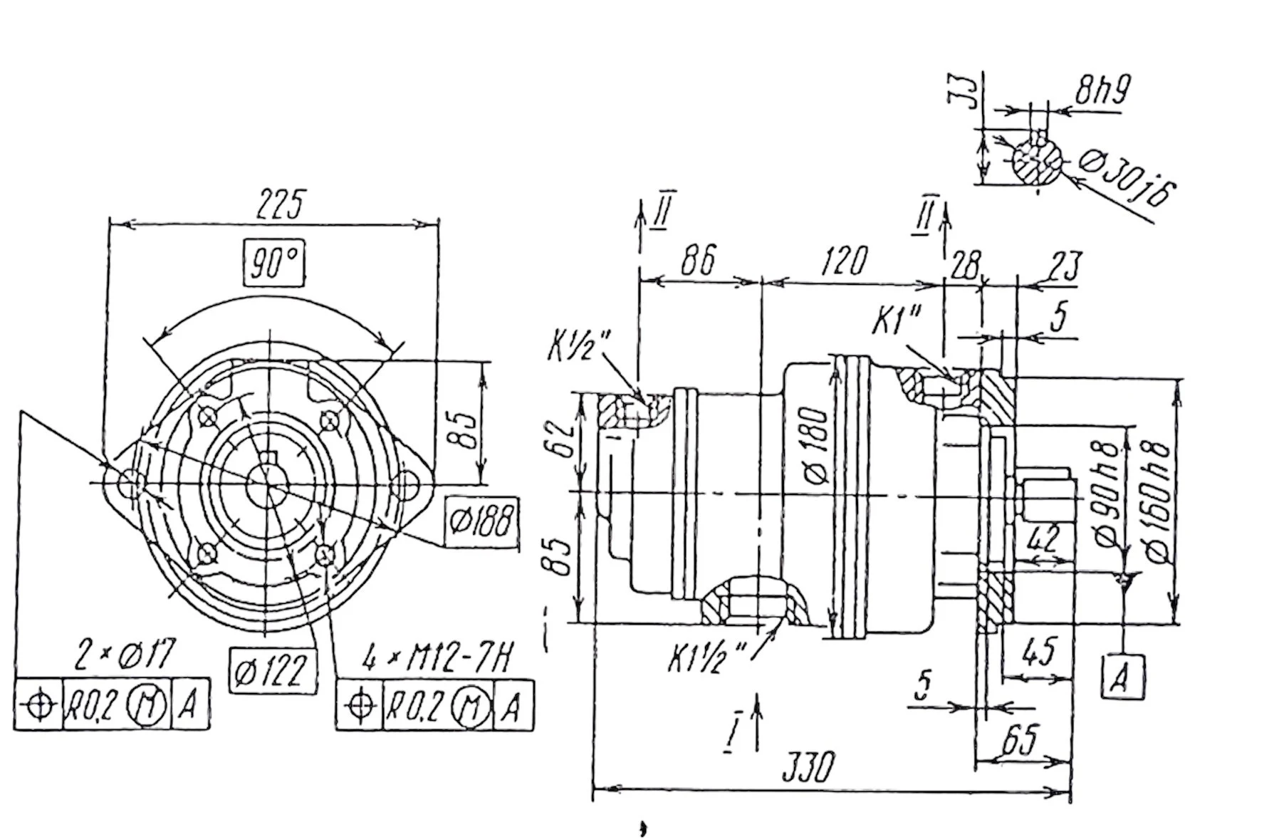 Title 1, пластинчатый насос 18Г 12-24М (19/70л.)