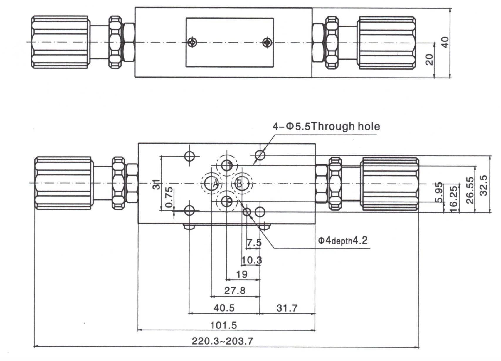 Title 1, Гидродроссель ДКМ 6/3 P (DLA-02-P) - с обратны...
