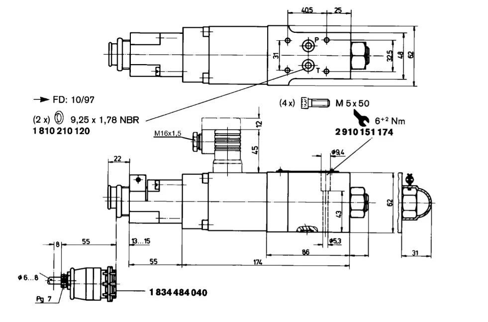 Title 2, Гидрораспределитель STW 0070-14/D32Z4/M