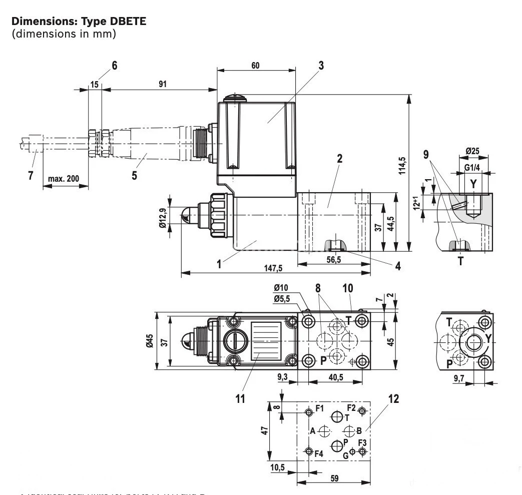 Title 1, Гидроклапан редукционный DBETE-52/3 15G24 NK31V...