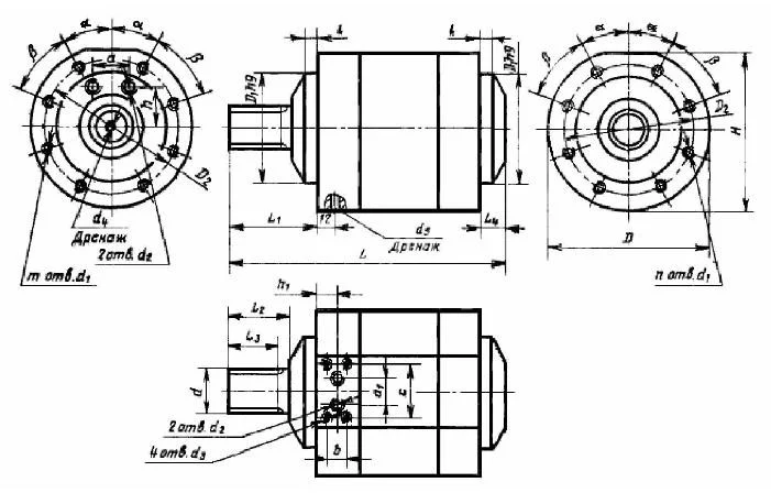 Title 1, Гидродвигатель поворотный ДПГ-16
